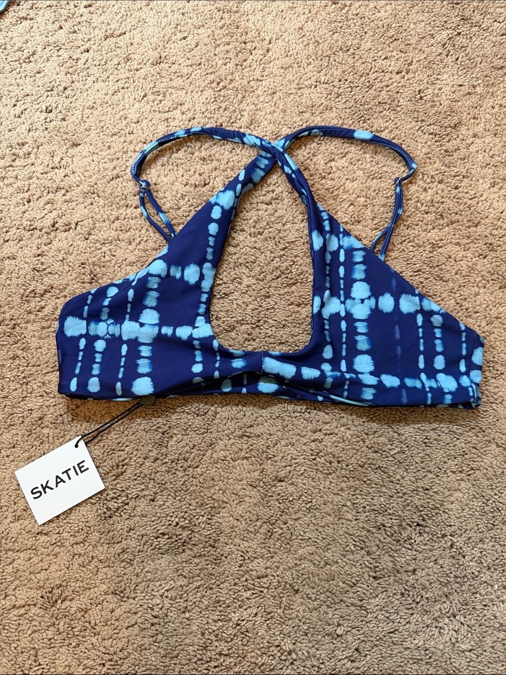 SKATIE Jasmine Swim Top in Wipeout